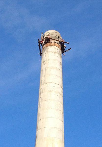 煙囪加固，煙囪修復