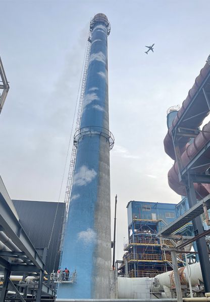 煙囪美化、煙囪彩繪