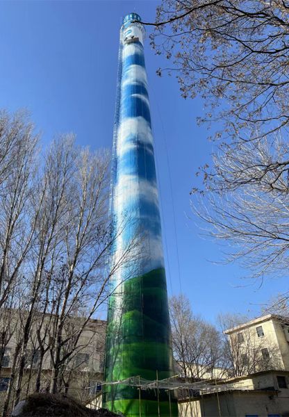 煙囪美化、煙囪彩繪