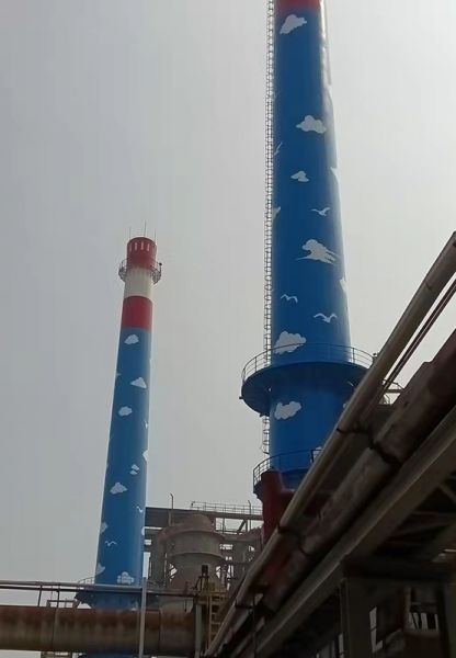 煙囪刷航標(biāo)、煙囪刷涂料