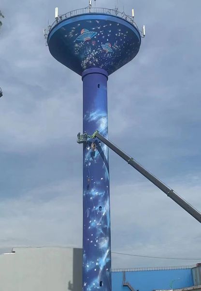 煙囪刷航標(biāo)、煙囪刷涂料