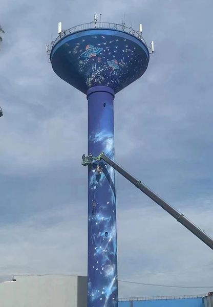 煙囪刷航標(biāo)、煙囪刷涂料