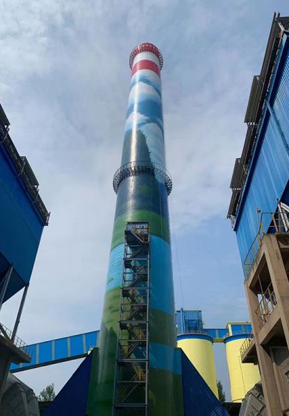 煙囪刷航標、煙囪刷涂料