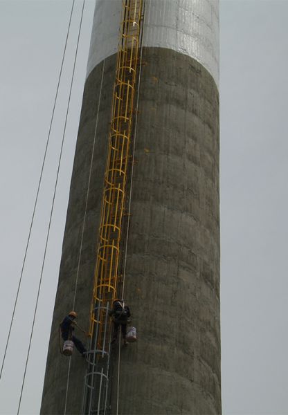 煙囪刷航標、煙囪刷涂料