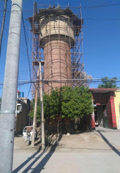 煙囪拆除，水塔拆除