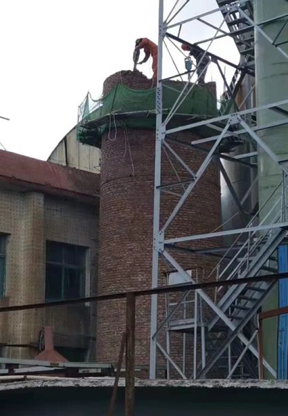 煙囪拆除，水塔拆除