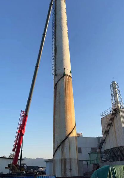 煙囪拆除，水塔拆除