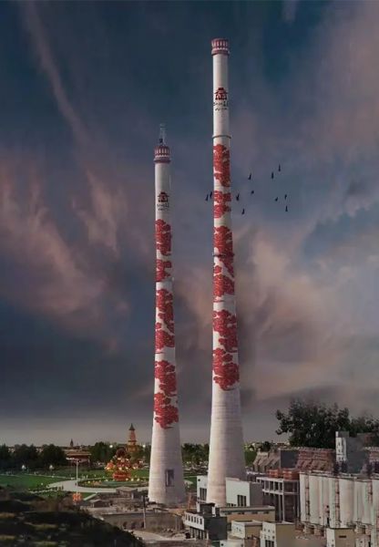 煙囪維修、煙囪加固