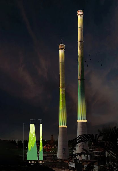 煙囪維修、煙囪加固