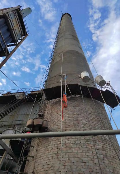 煙囪維修、煙囪加固