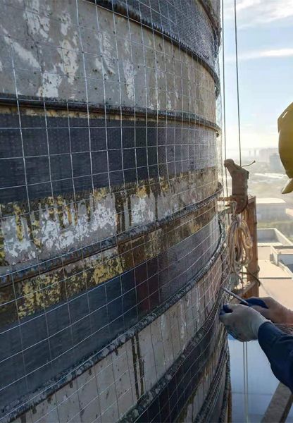 煙囪維修、煙囪加固