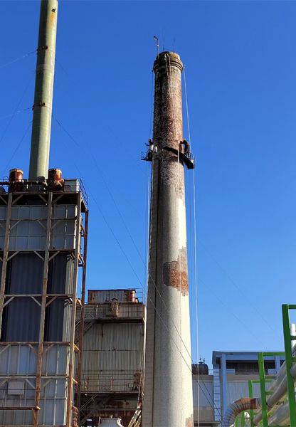 煙囪維修、煙囪加固