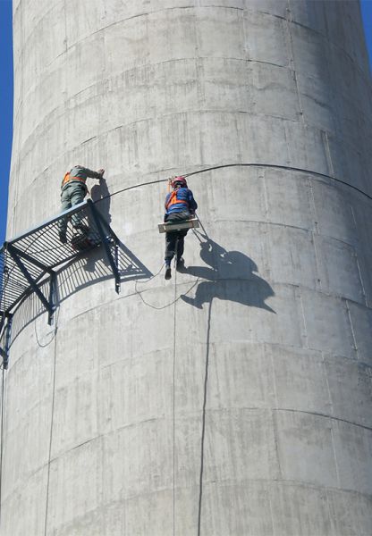 煙囪維修、煙囪加固